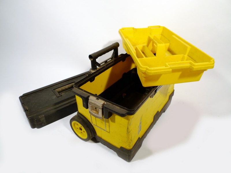 caja herramientas plastico-metal carretilla 42x61x36 1u